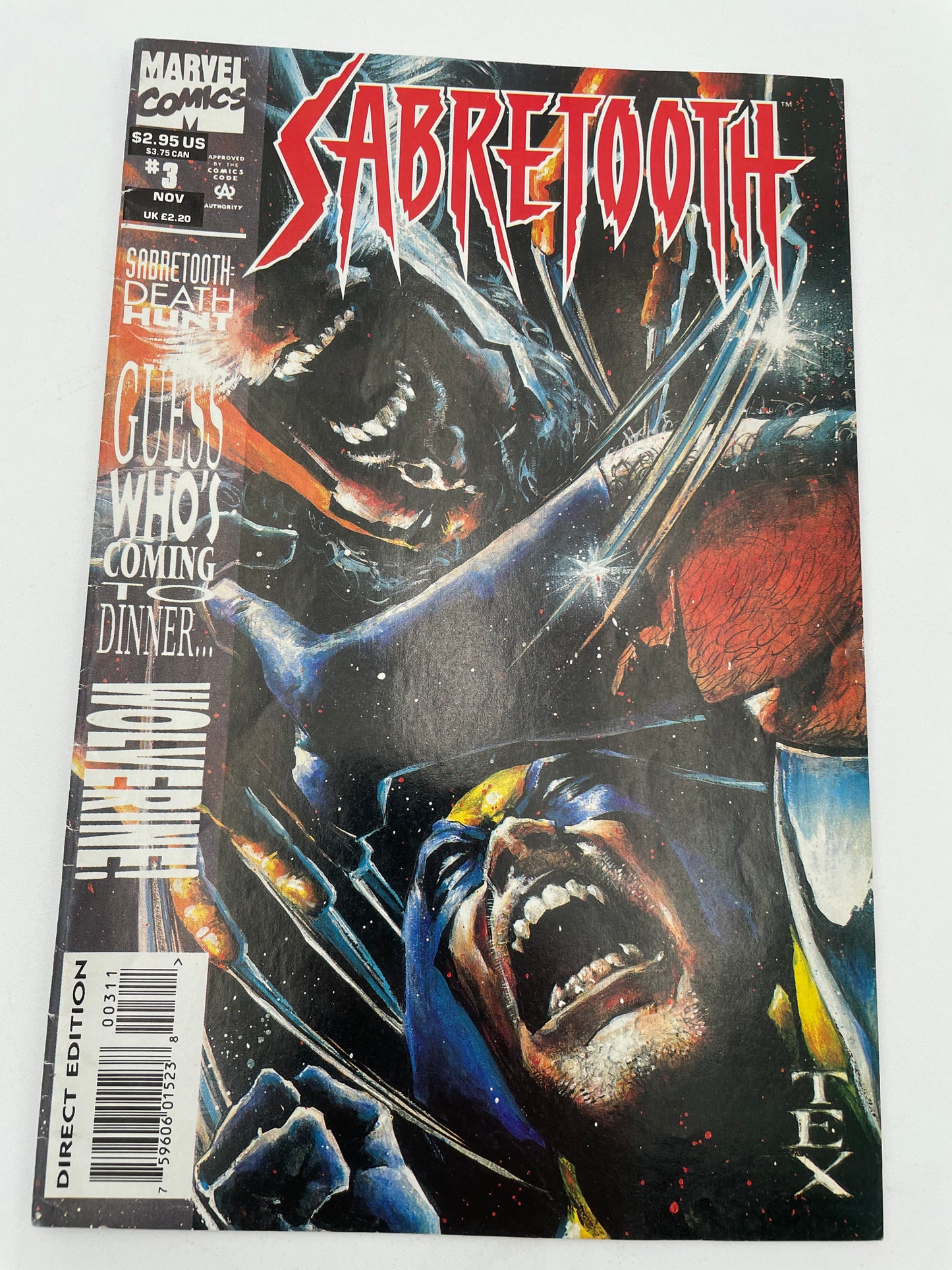 Marvel Comics - Sabertooth #3 November 2006 #102288