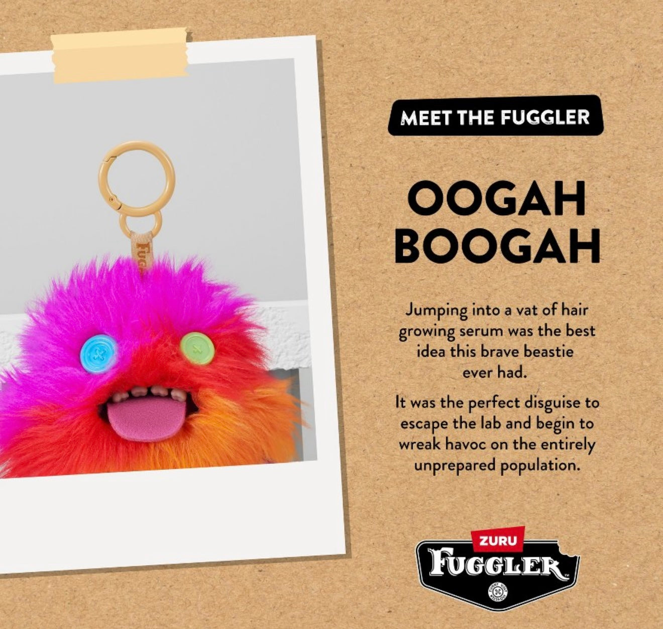 Fuggler - Keyring - Rainbow Fur Oogah Boogah 2025 #107426