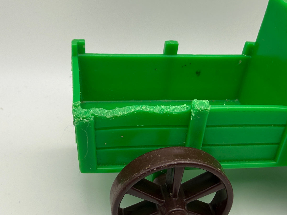 Fisher Price - Wild West Green Wagon - AS IS 1982 #107572