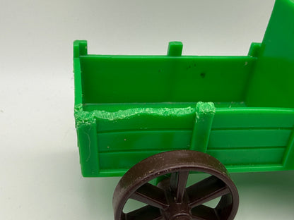 Fisher Price - Wild West Green Wagon - AS IS 1982 #107572