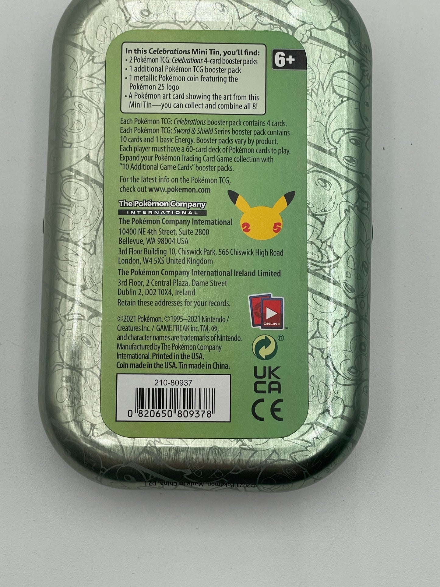 Pokémon - Empty Tin - Charmander 2021 #104138