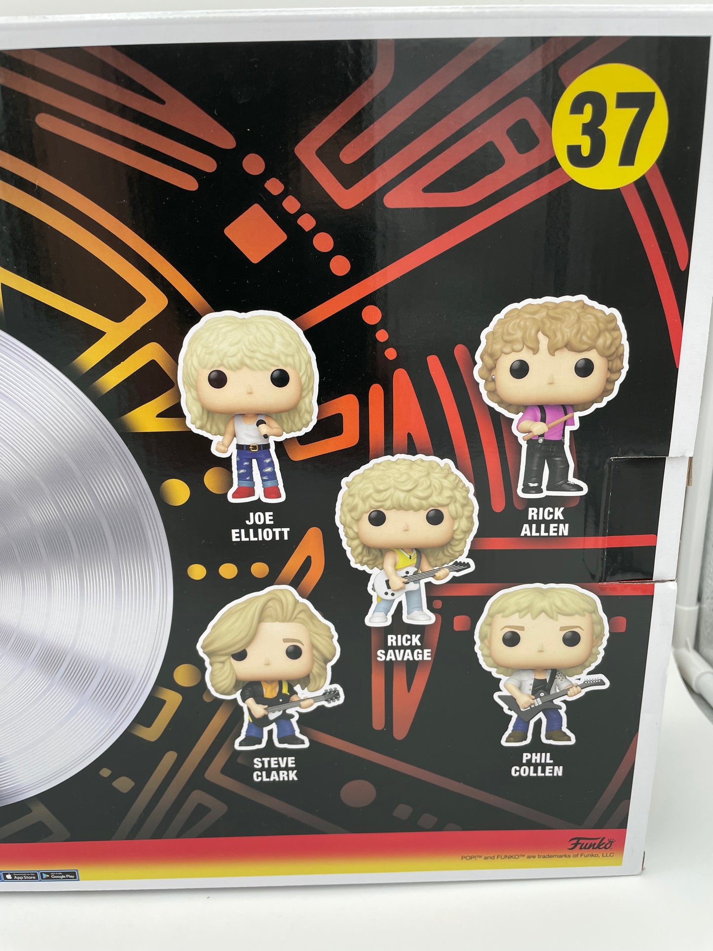 Funko Pop 37 - Def Leppard Hysteria Collector Set #100428