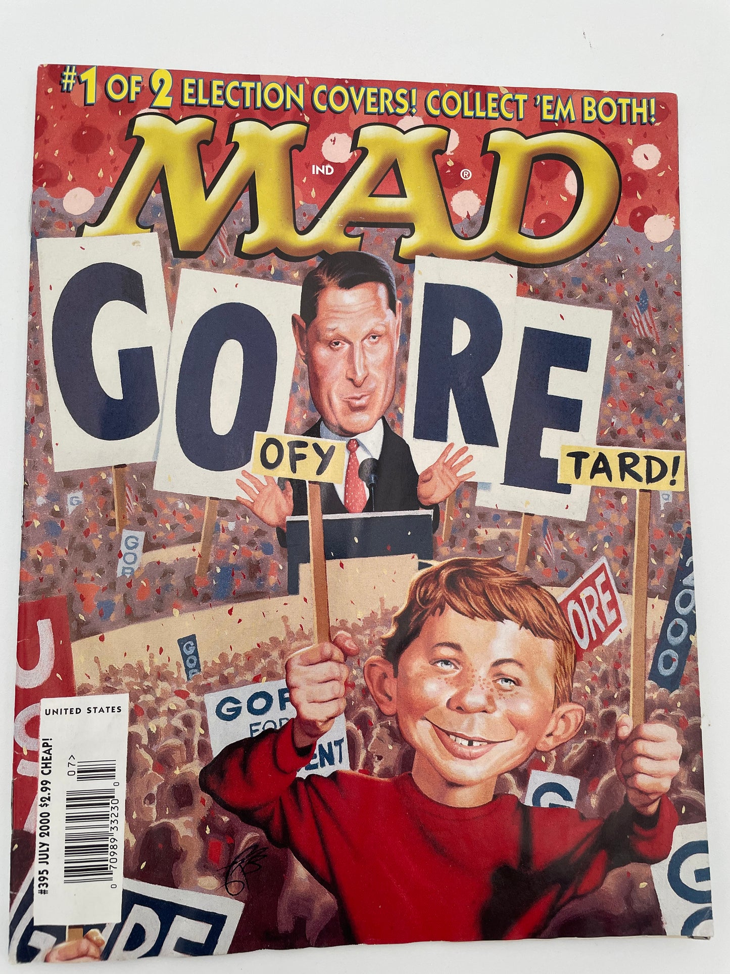 Mad Magazine - Al Gore #395 - July 2000 #101519