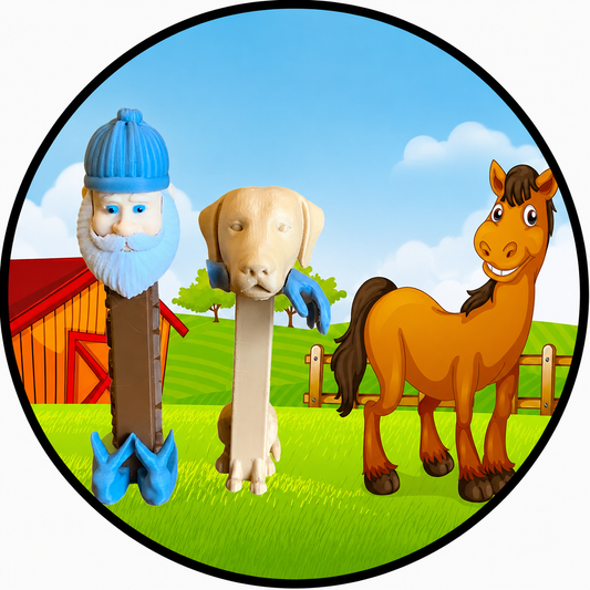 Button - The PEZ Outlaw - PEZ Horsing Around #108183