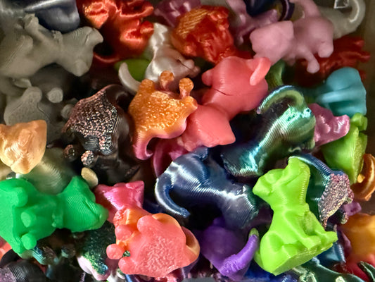 Mini Resin / 3D Print - Puppy - Assorted Colors #107201