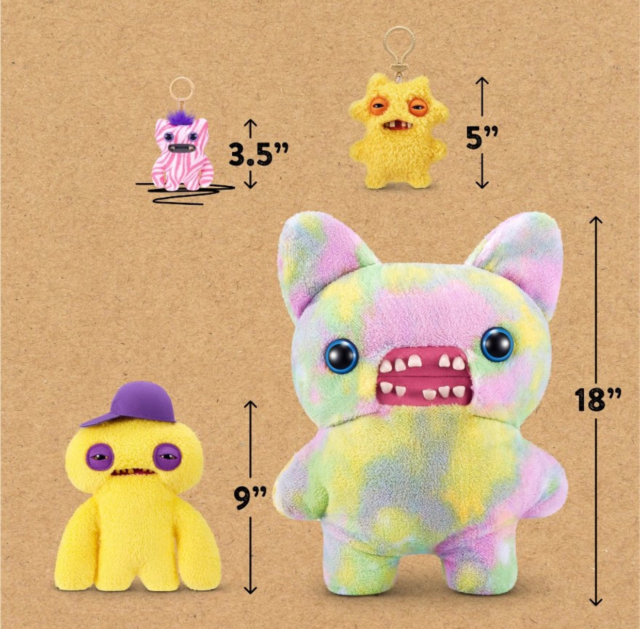 Fuggler - Baby Pinkles - Keyring - Wide Eyed Weirdo 2025 #107414