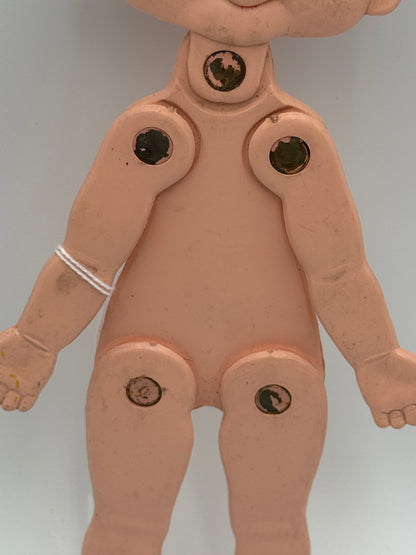 Durham Industries - Vintage Posable Dressup Rubber Doll 1970s #104921
