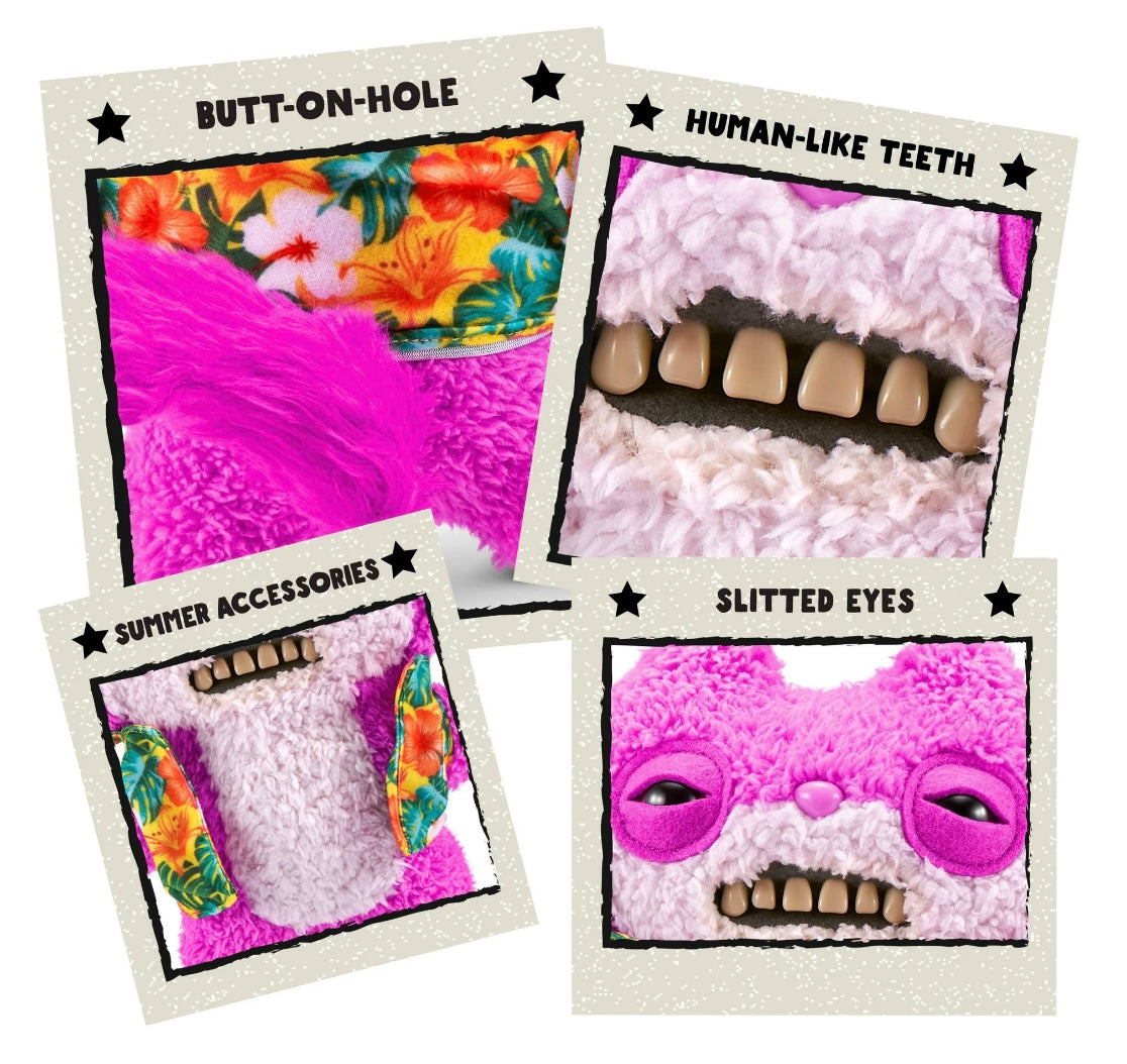 Fuggler - Vacay Vibes - Pink Sherpa Sketchy Squirrel 2024 #107391