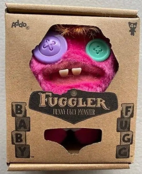 Fuggler - Plush Baby Fugg - Series 2 - Pink Indecisive Monster 2024 #105106