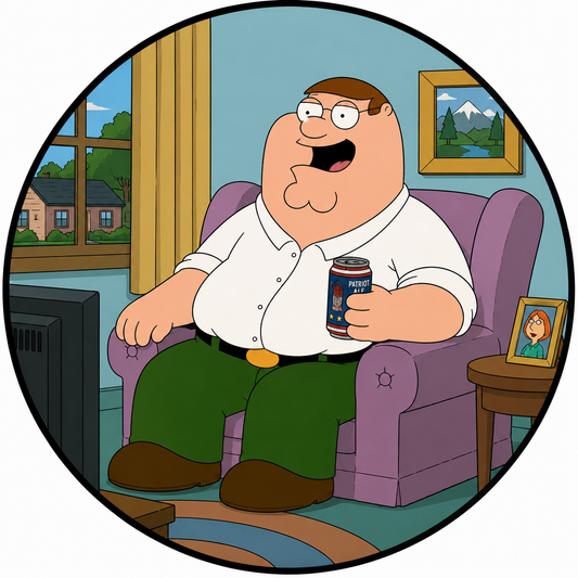 Button - 90s Theme - Family Guy - Peter #107749