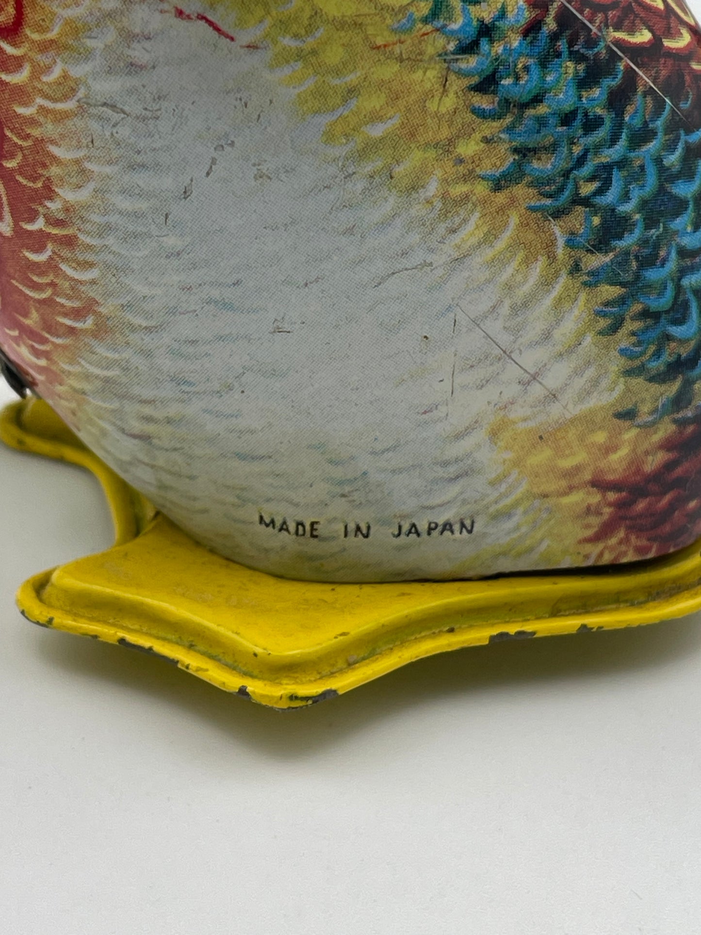 Tin Japanese Wind-up Vintage Toy Duck #101811