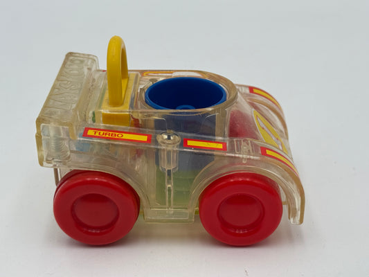 Playskool - Push-N-Go - See Thru Race Car 1988 #105229
