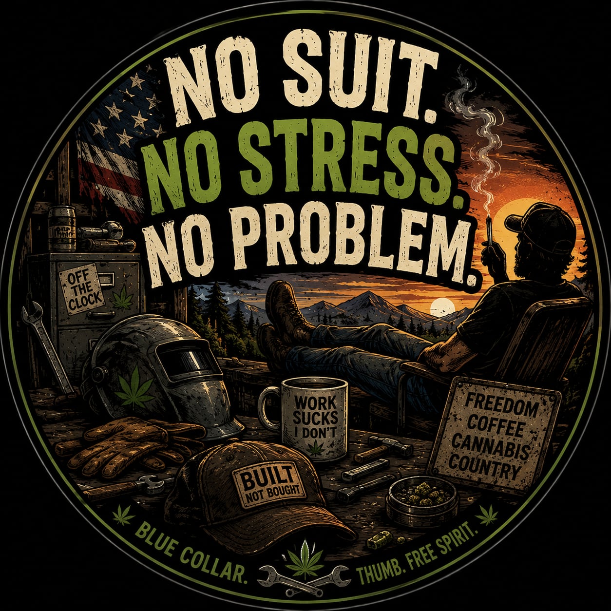 Buttons - WTHC-Radio - No Suit