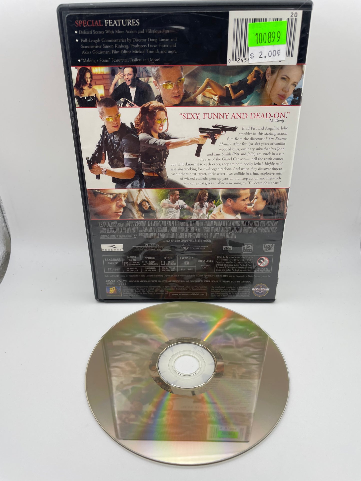 DVD - Mr & Mrs Smith 2005 #100899
