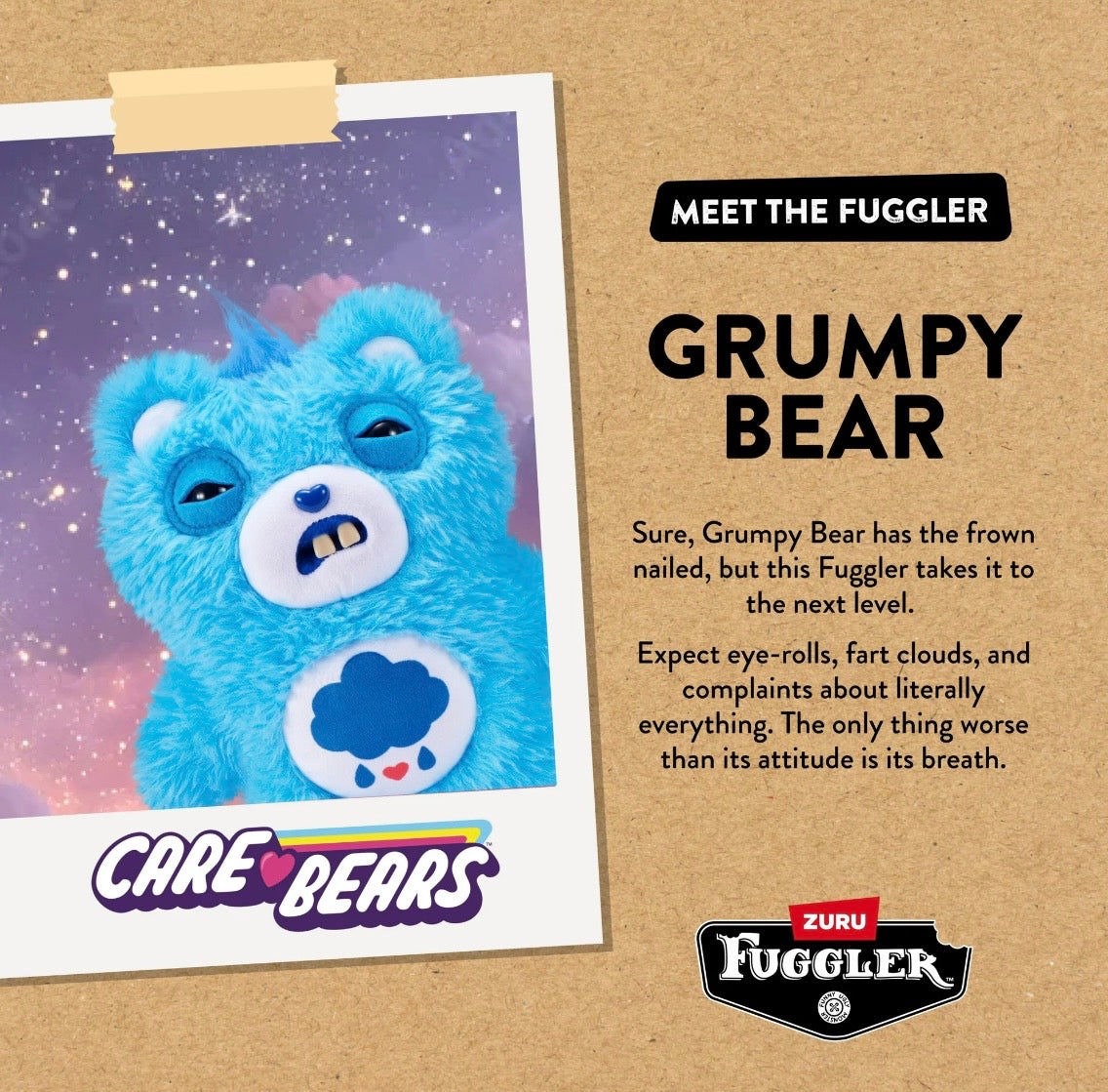Fugglers - Care Bears - Grumpy Bear 2025 #107450