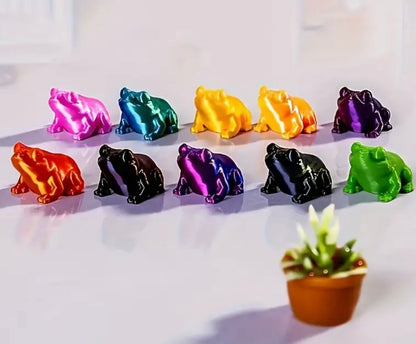Mini Resin / 3D Print - Frog - Assorted Colors #107202