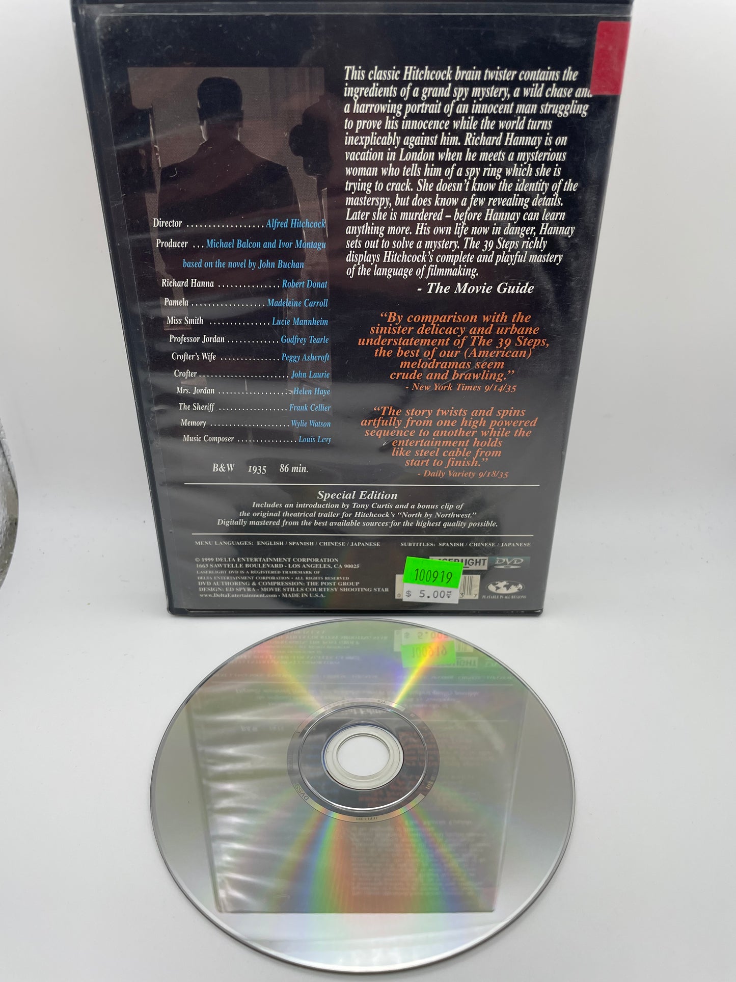 DVD - 39 Steps #100919