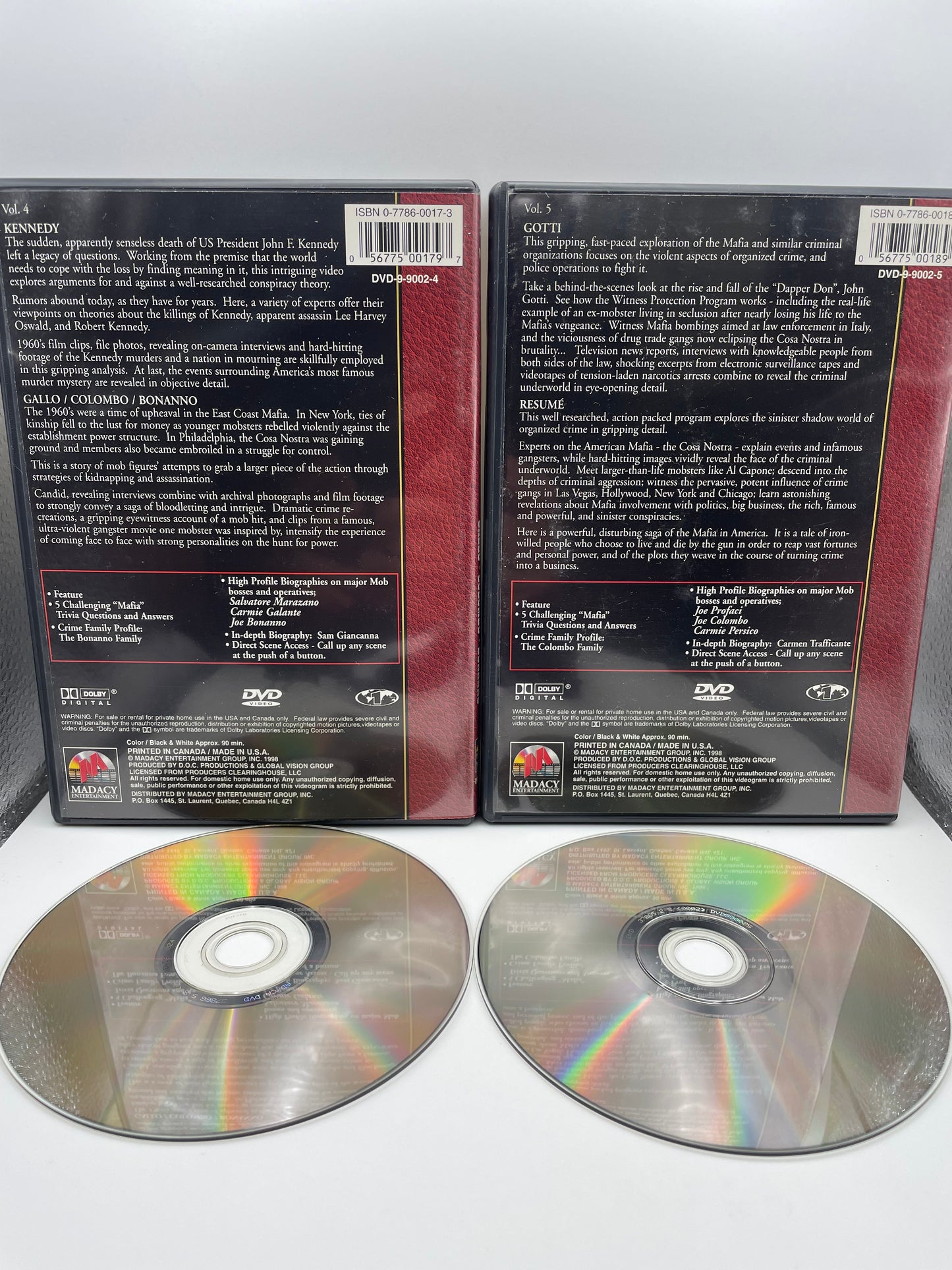 DVD - Mafia, An Expose’, La Cosa Nostra 1998 #100830