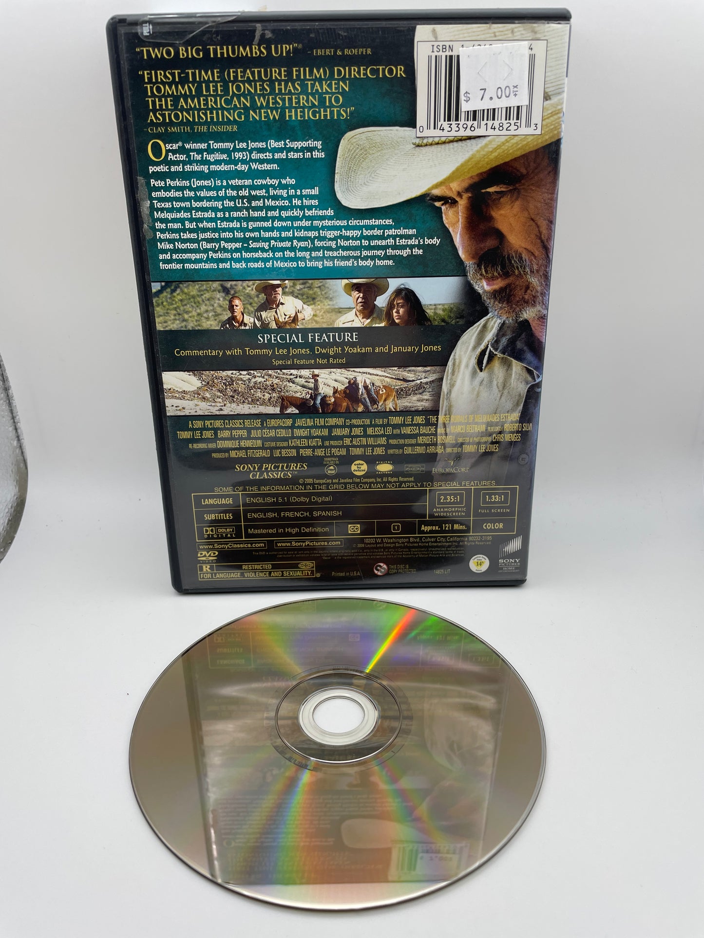 Dvd - Three Burials of Melquiades Estrada, The 2006 #100635