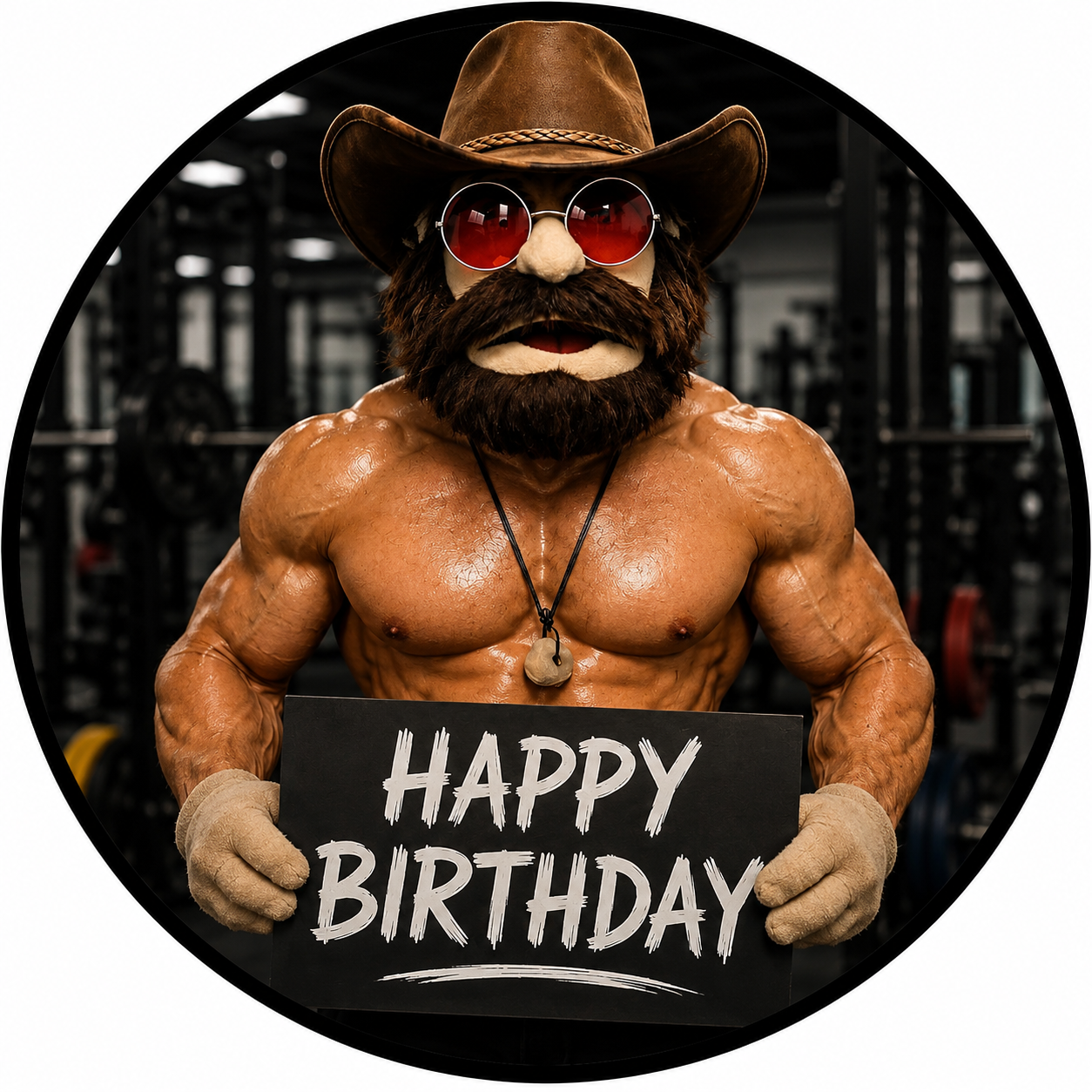 Button - WTHC-Radio - Buff Happy Birthday