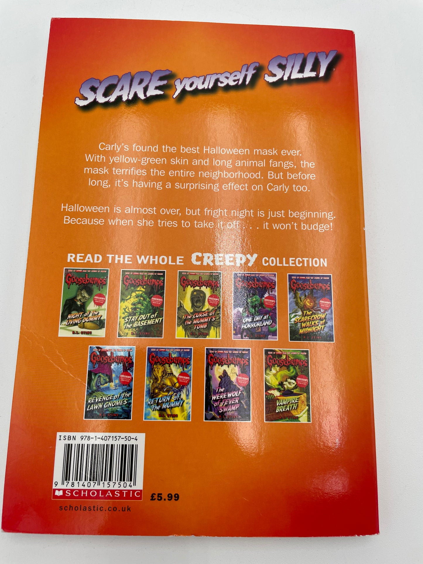 Goosebumps Book - Haunted Mask 2015 #102158