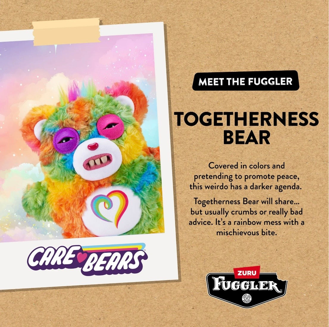 Fugglers - Care Bears - Togetherness Bear 2025 #107559