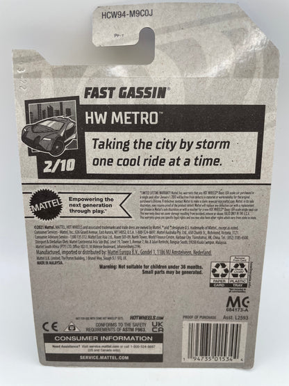 Hot Wheels - Metro #6 2/10 Fast Gassin Black/Red 2022 #103141