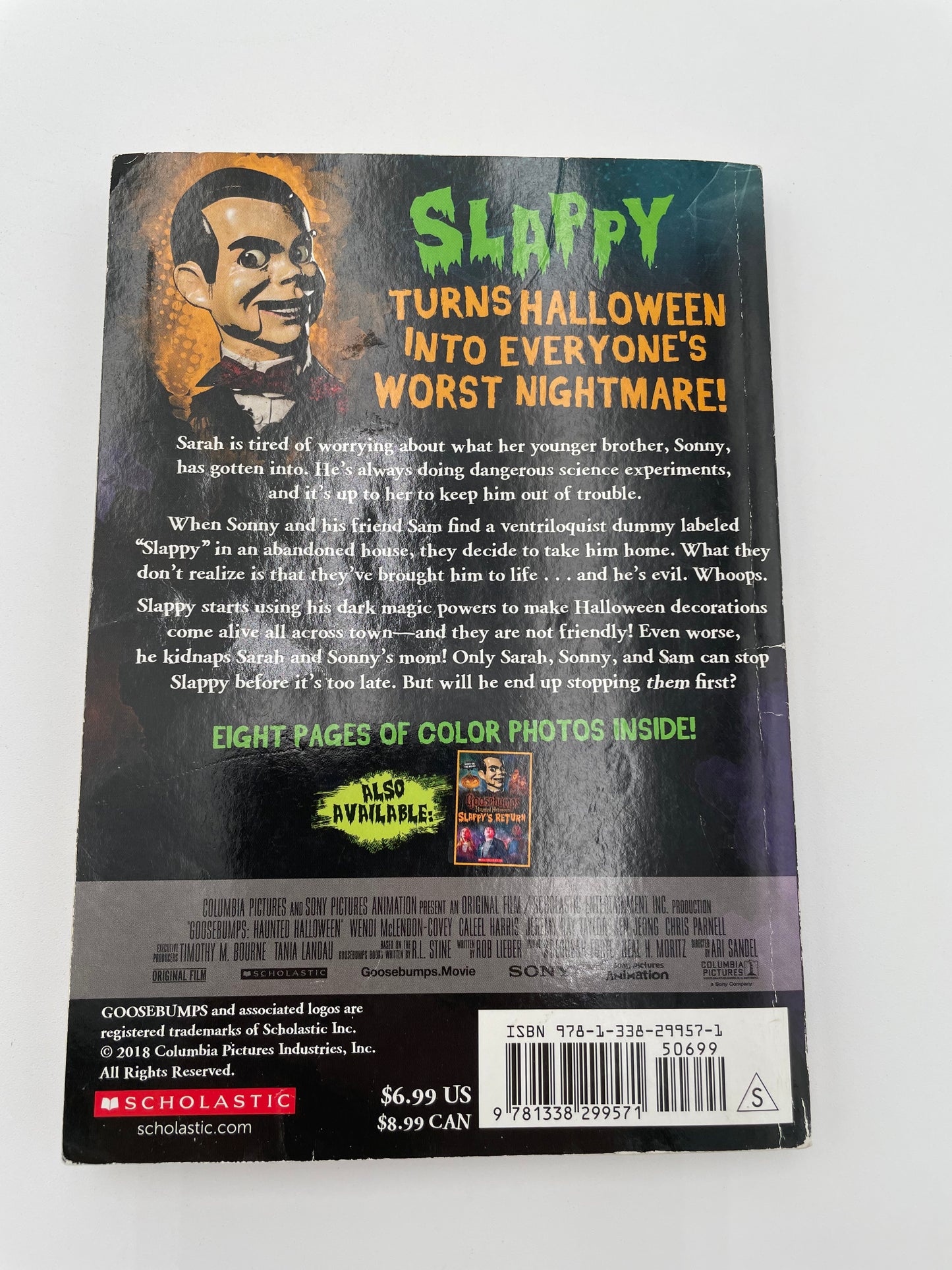 Goosebumps Book - Haunted Halloween Movie Novel 2018 #102009