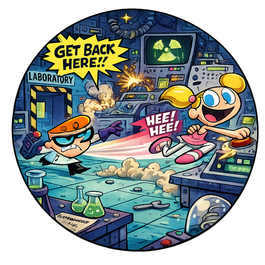 Button - 90s Theme - Dexter’s Laboratory - Chase #107771