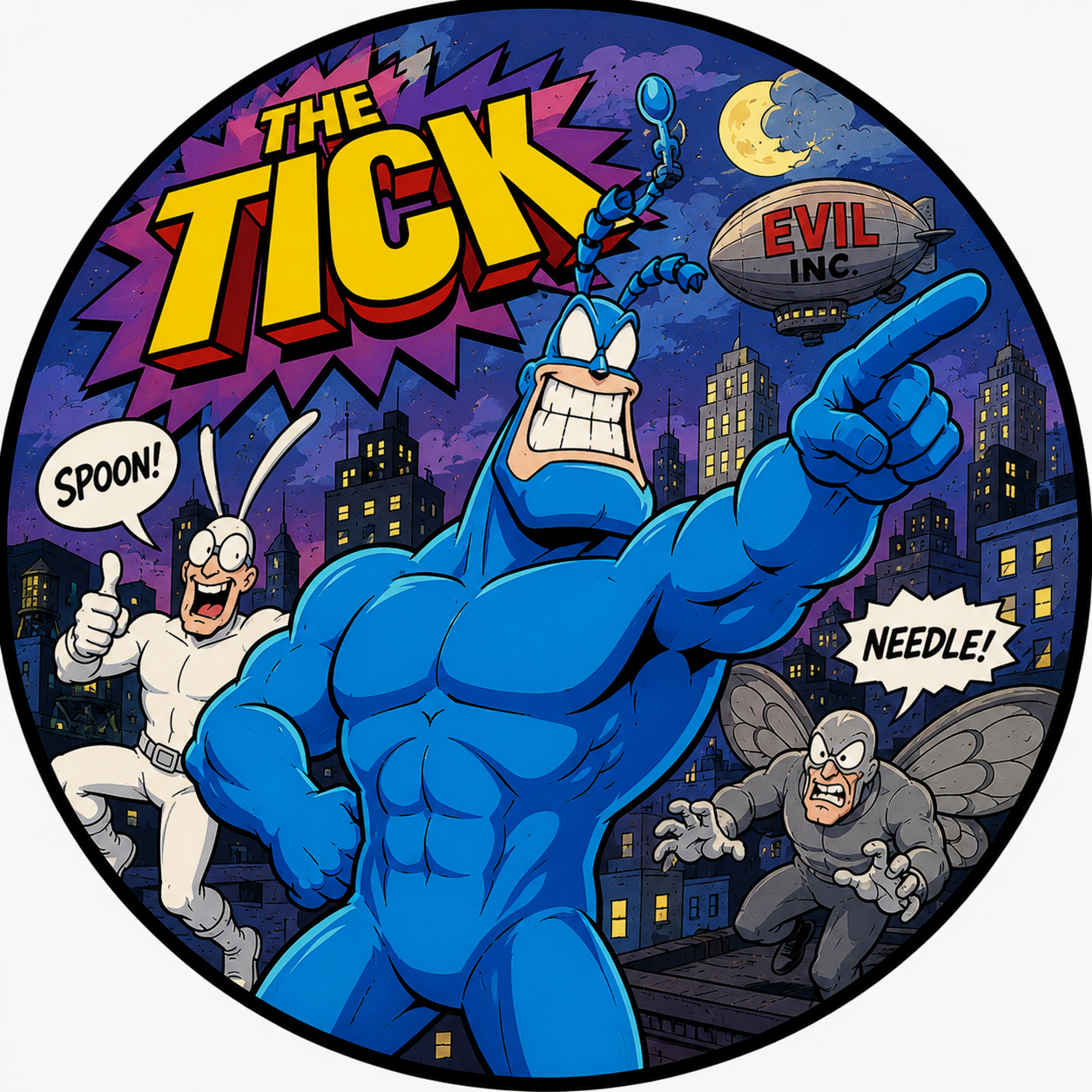 Buttons - 90s Theme - The Tick #108116