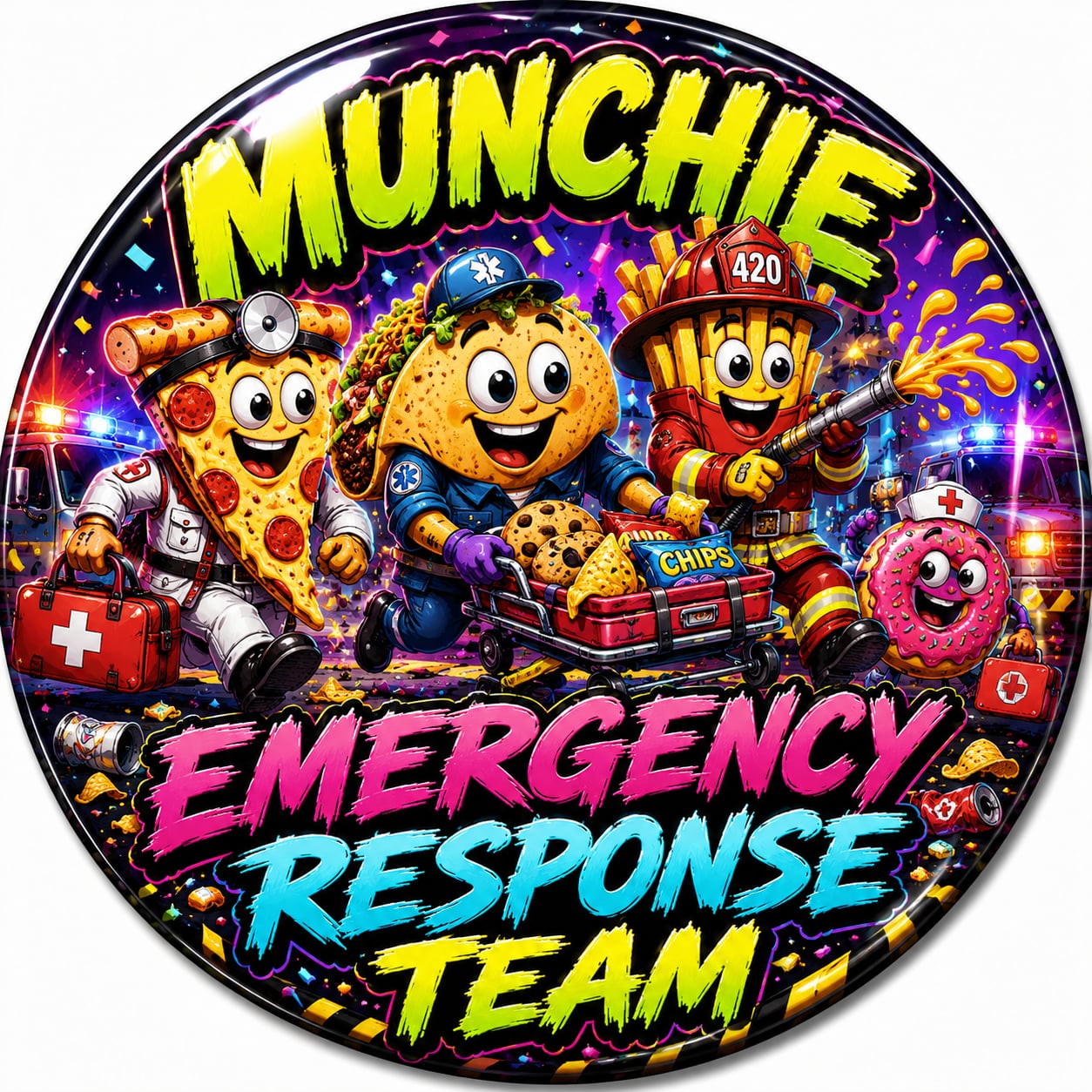 Buttons - WTHC-Radio - Munchie Emergency Response Team