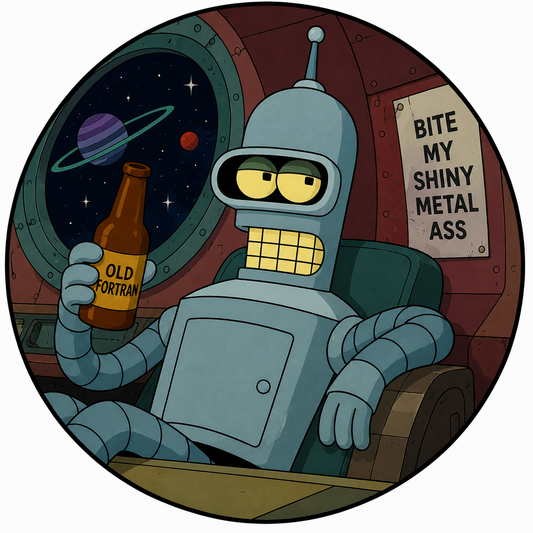 Button - 90s Theme - Futurama- Bender #107761