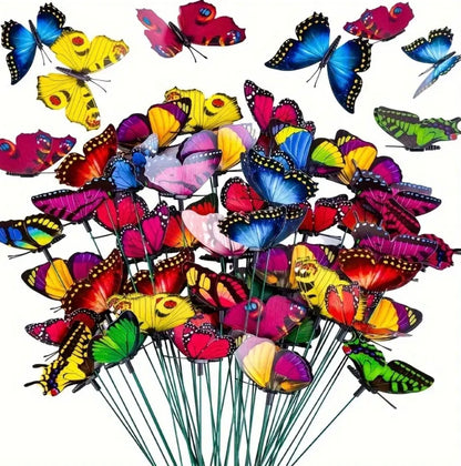 Butterfly Stakes - Assorted Butterflies & Colors #106644