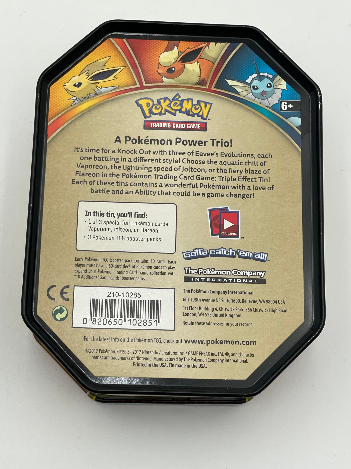 Pokmon - Empty Tin - Flareon 2017 #104142 Bird n' Squirrel Pokmon - Empty Tin - Flareon 2017 #104142 Bird n' Squirrel