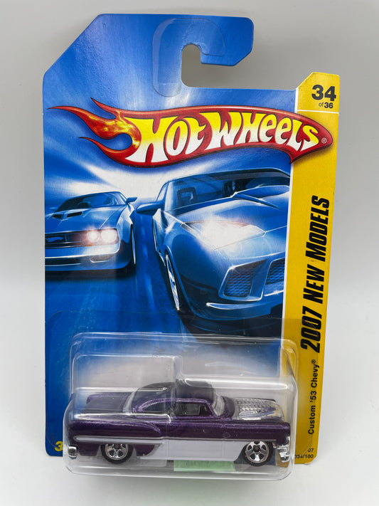 Hot Wheels - 2007 New Models - #34 of #36 Custom ‘53 Chevy Purple 2007 #103107