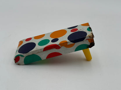 Tin Noisemaker - Vintage - Spinner - Polka Dot 1950s/60s #105444