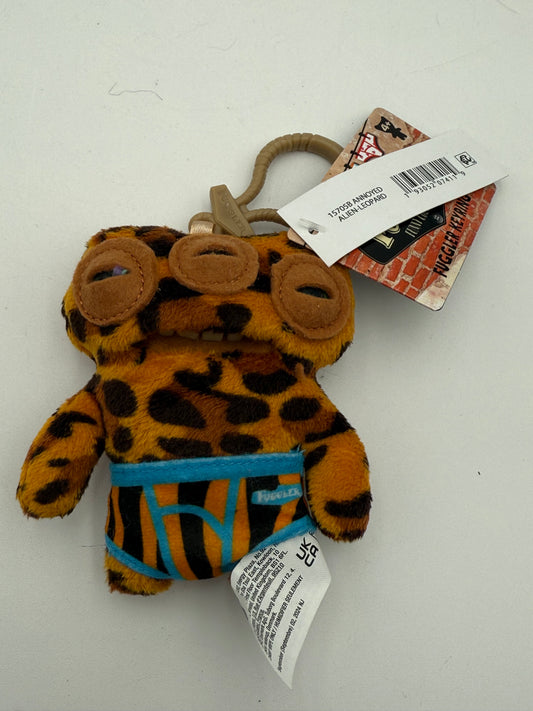 Fuggler - Baby Fuggler Keychain - Leopard Annoyed Alien 2024 #105306