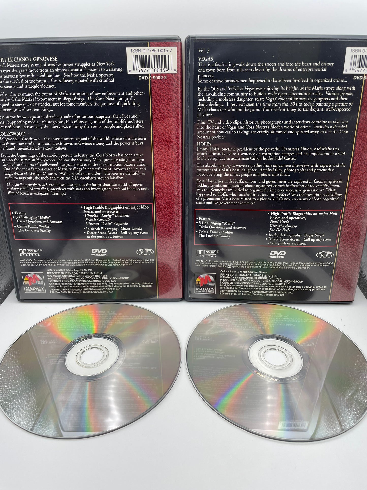 DVD - Mafia, An Expose’, La Cosa Nostra 1998 #100830