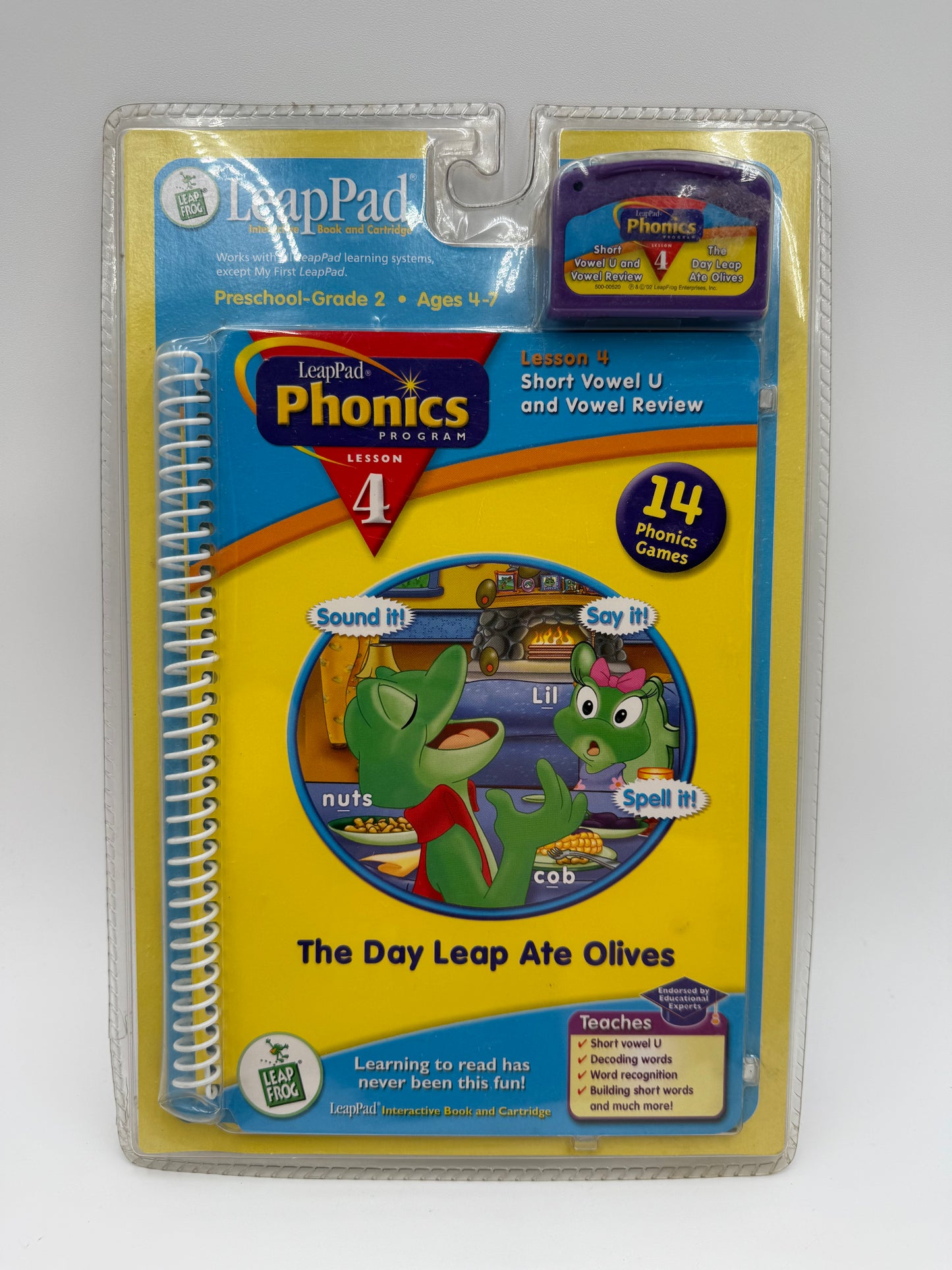 Leap Pad - Phonics Program - Lesson 4 - 2002 #107296