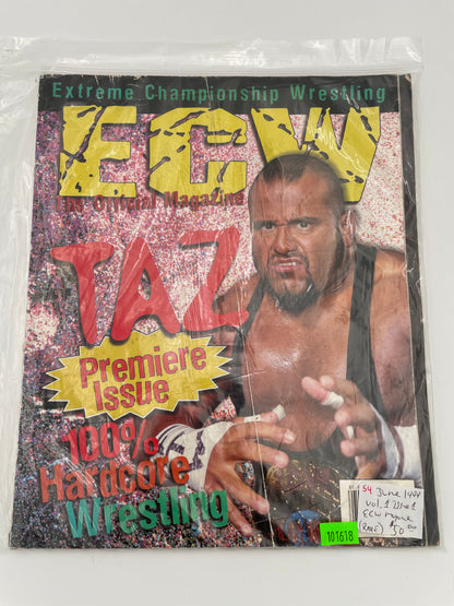 ECW Magazine - Vol 1 Issue 1 - Taz - June 1999 #101618