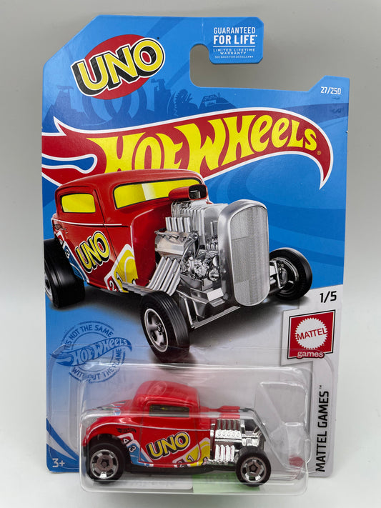 Hot Wheels - Mattel Games #27 - 1/5 ‘32 UNO Red 2021 #103116
