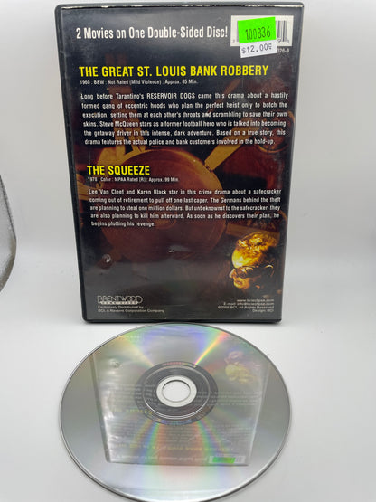 DVD - Great St Louis Bank Robbery / The Squeeze 2005 #100836