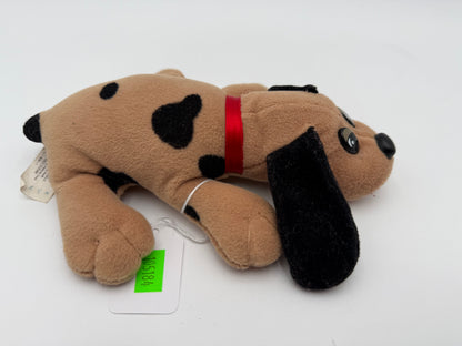 Pound Puppies - Tonka - Plush - Small Tan w/ Brown Spots Dog 1985 #105184