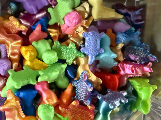 Mini Resin / 3D Print - Lizards - Assorted Colors #107195