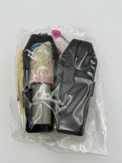 Nightmare Before Christmas - Paper Stamp Holder Coffin Keychain - Obie Boogie 1990s #105399