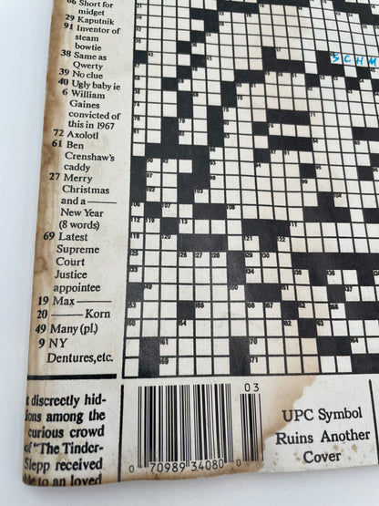 Mad Magazine - Super Special Crosswords - March 1993 #101362