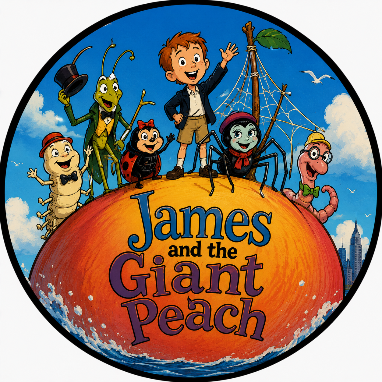 Buttons - 90s Theme - James and the Giant Peach #108155