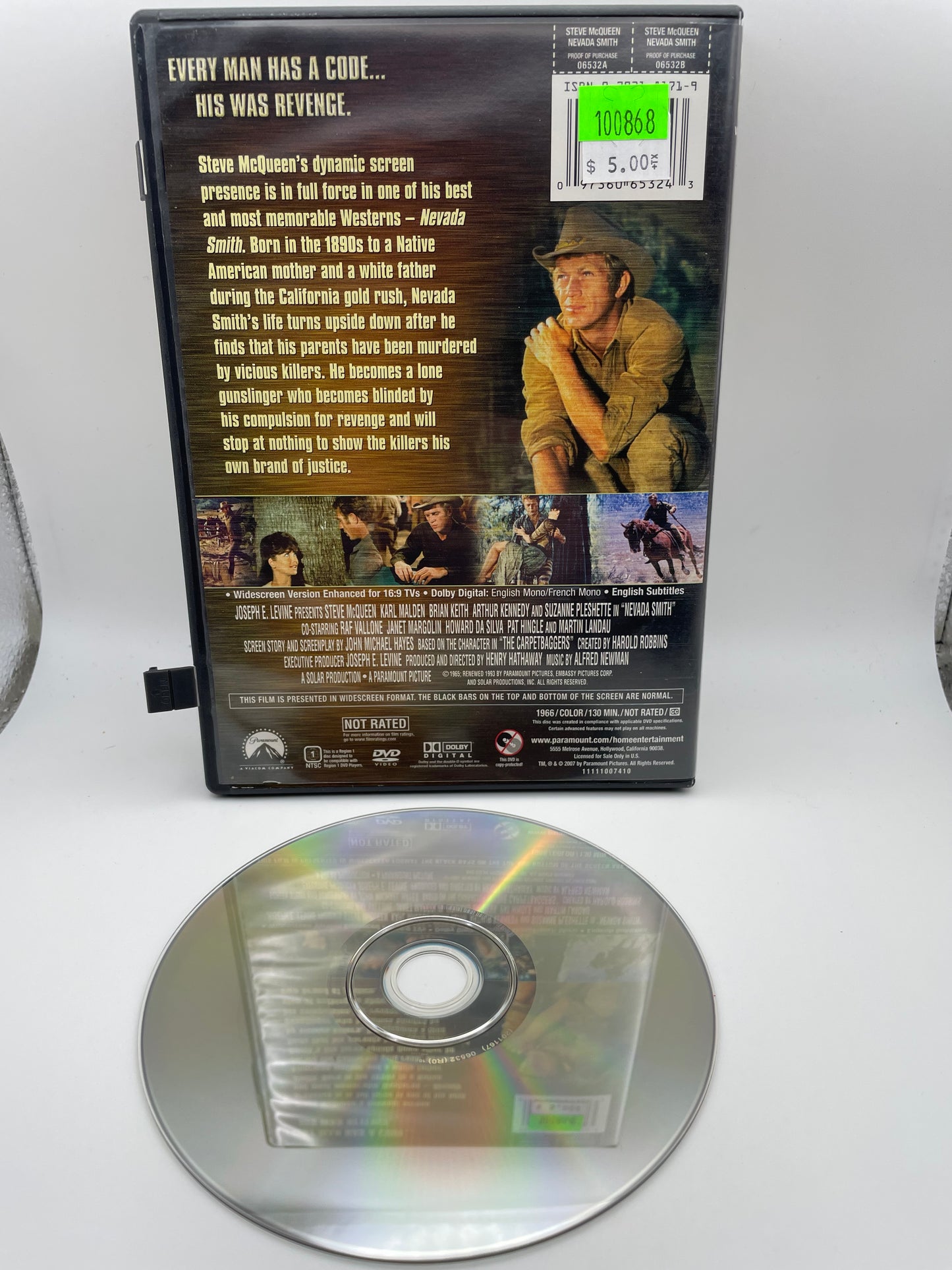 DVD - Nevada Smith #100868