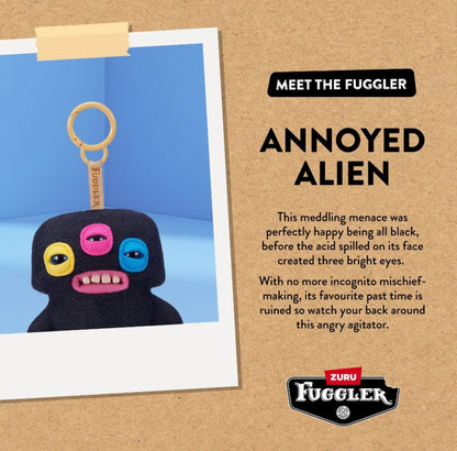 Fuggler - Keyring - Black Annoyed Alien 2025 #107425