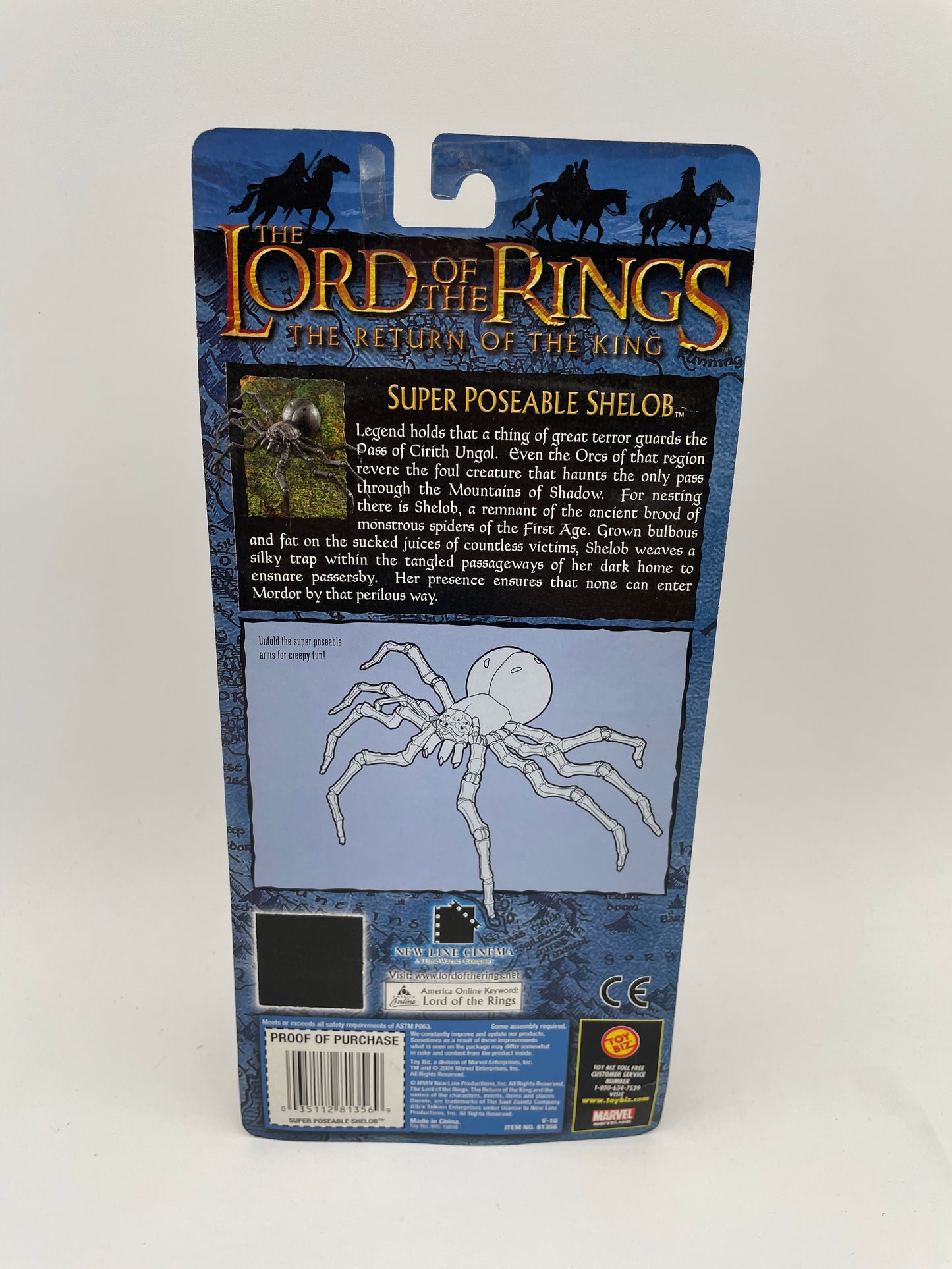 Lord of the Rings - The Return of the King -  Shelob 2003 #104814